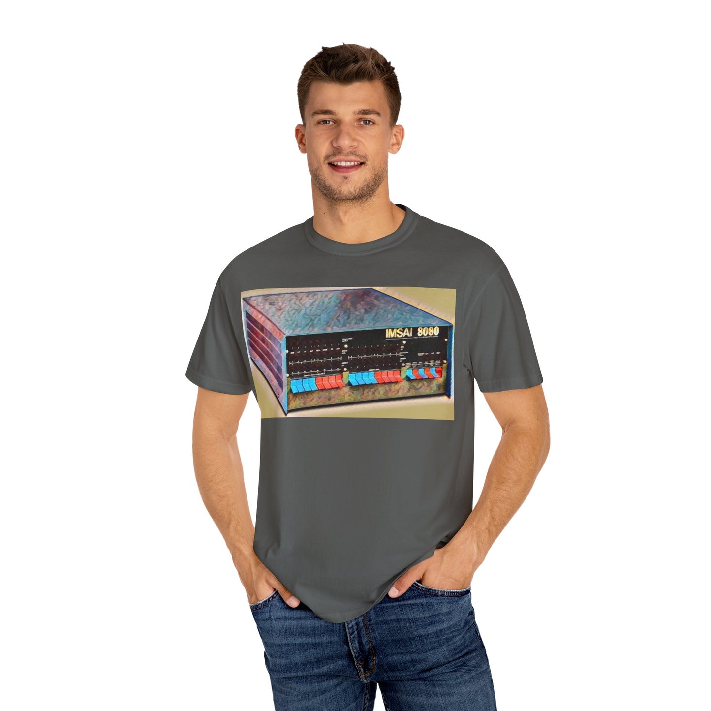 IMSAI 8080 Computer T-Shirt - Paint Art Color