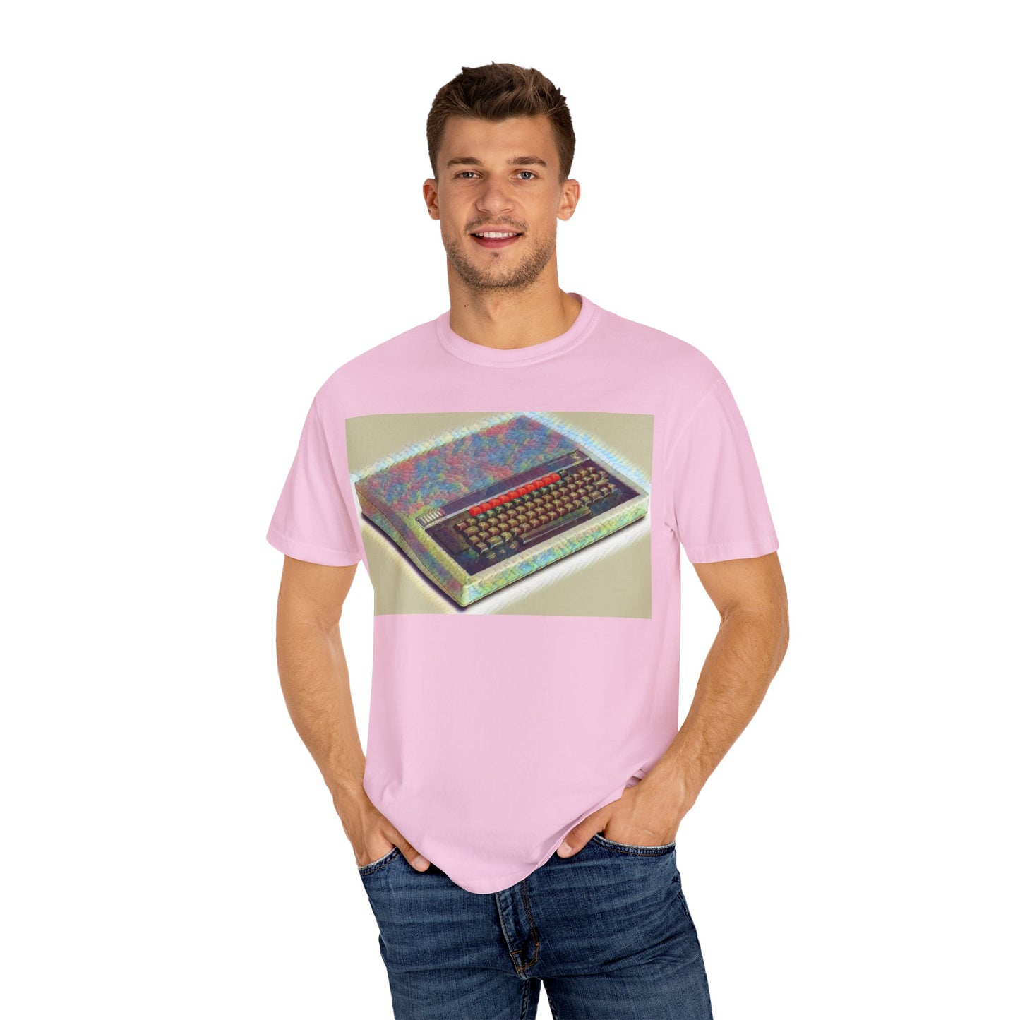 Classic Micro Computer T-Shirt - Paint Art Color