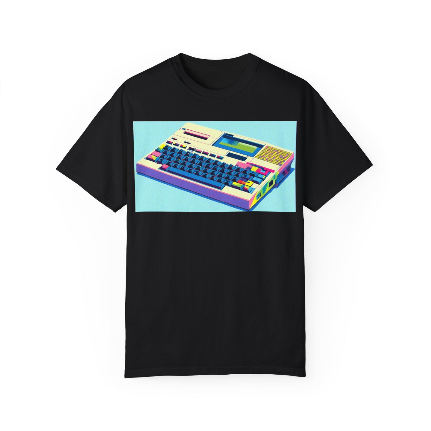 Classic Laptop Computer T-Shirt - Print Art Multi-Color