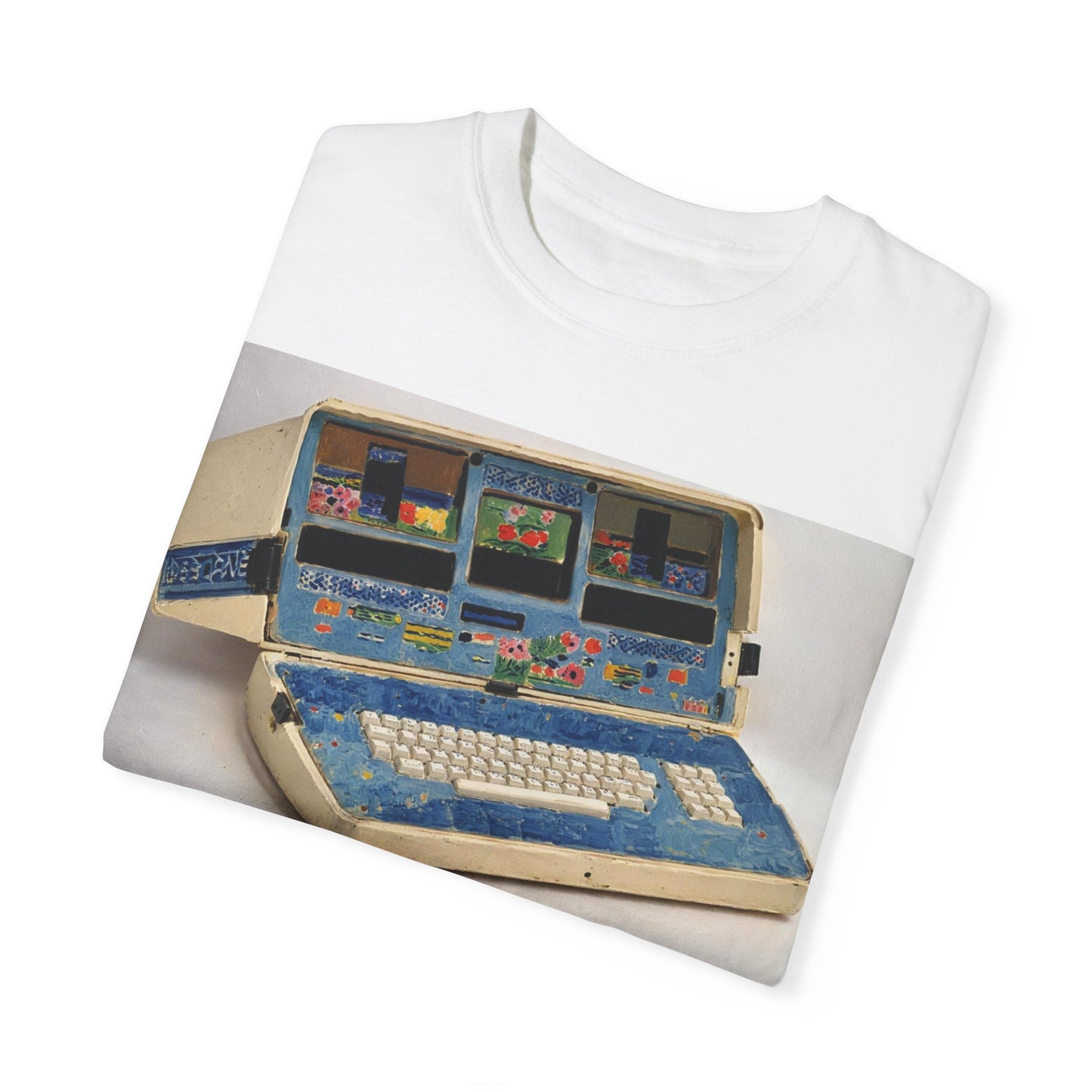OSBORNE Computer T-Shirt - Floral Art Color