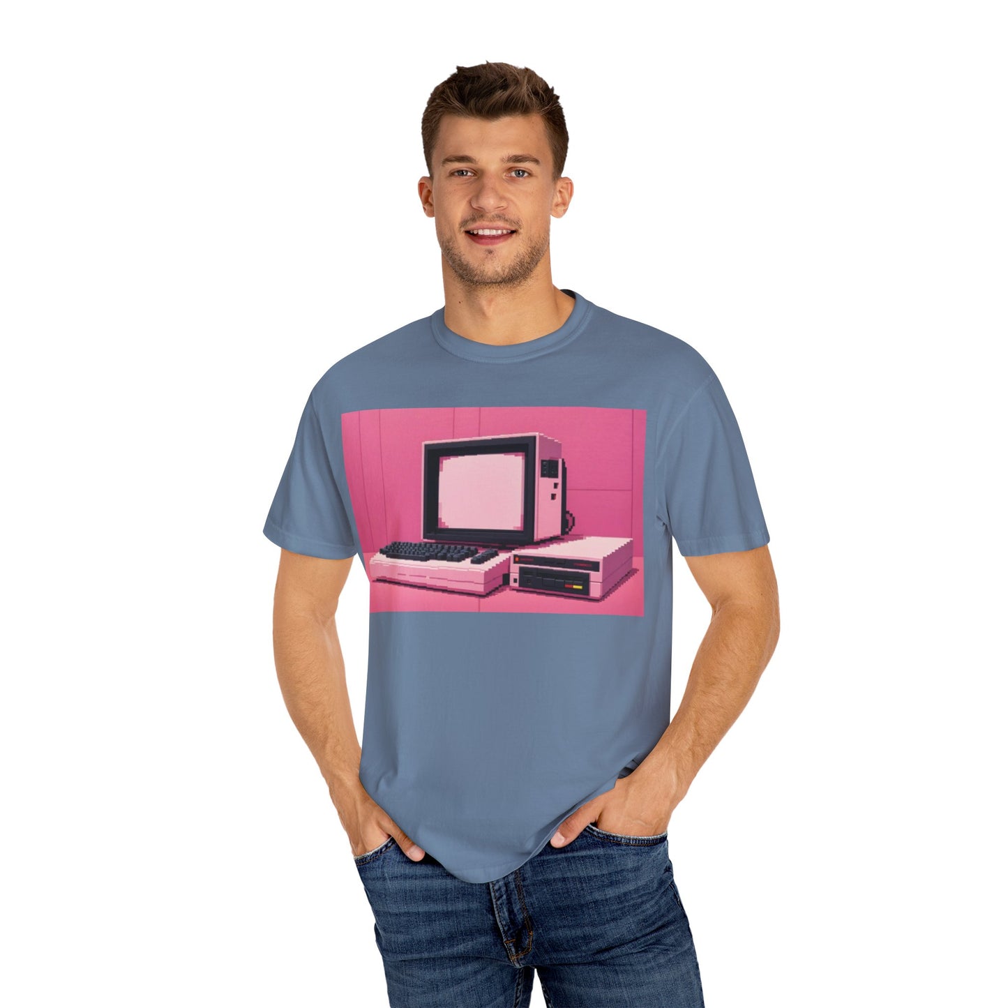 Classic 8 Bit Home Entertainment System T-Shirt  | Pixel Art Color | Ideal for tech enthusiasts and collectors