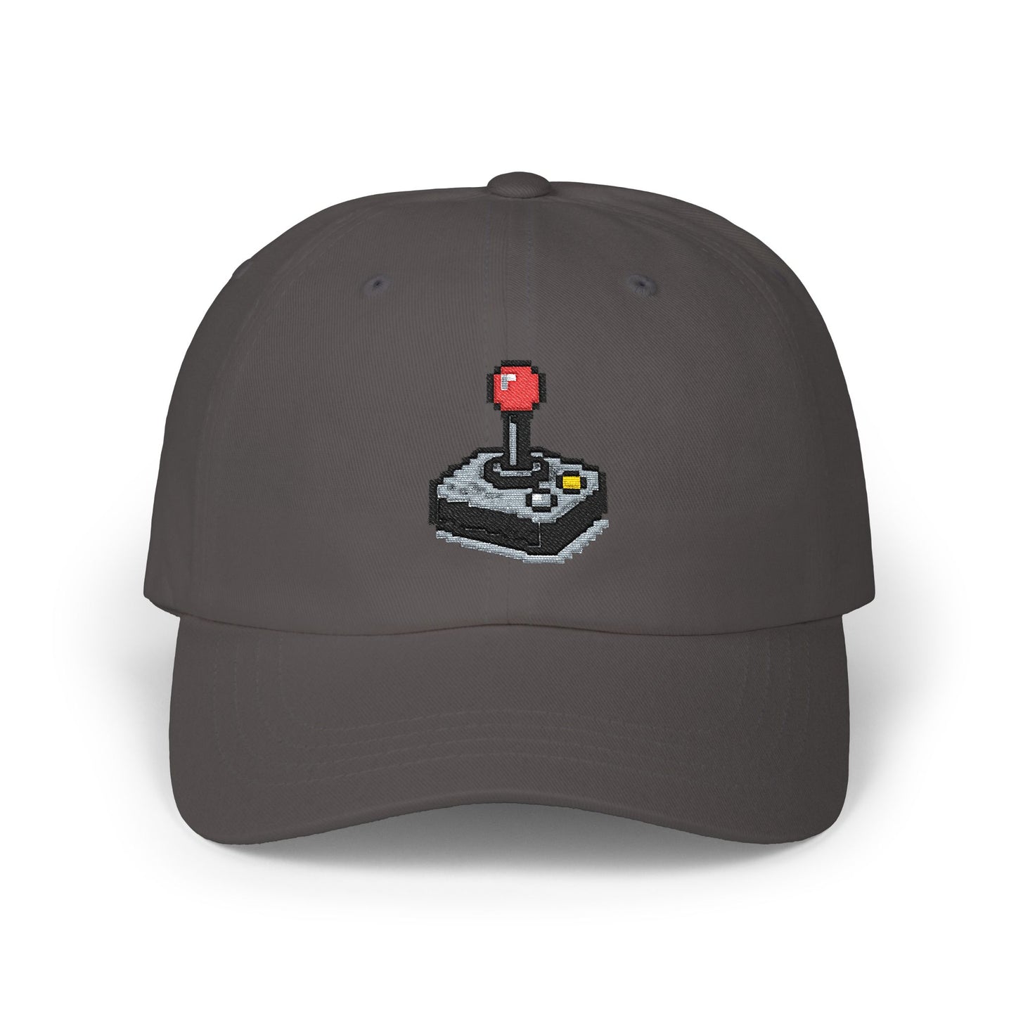 Game Controller Themed Computer Cap with Retro Red Winged Snake Logo - Vintage Athletic Baseball Hat