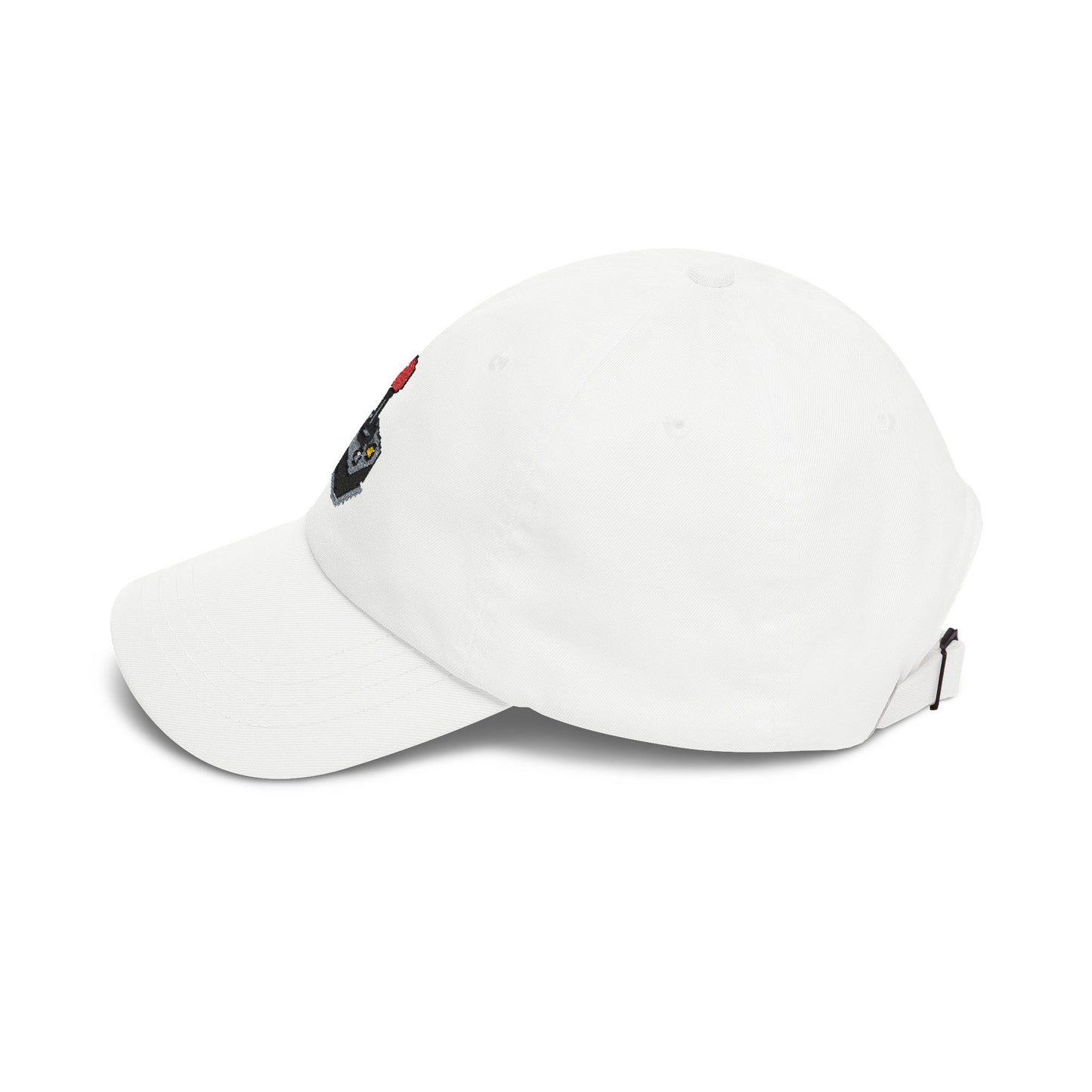 Game Controller Themed Computer Cap with Retro Red Winged Snake Logo - Vintage Athletic Baseball Hat