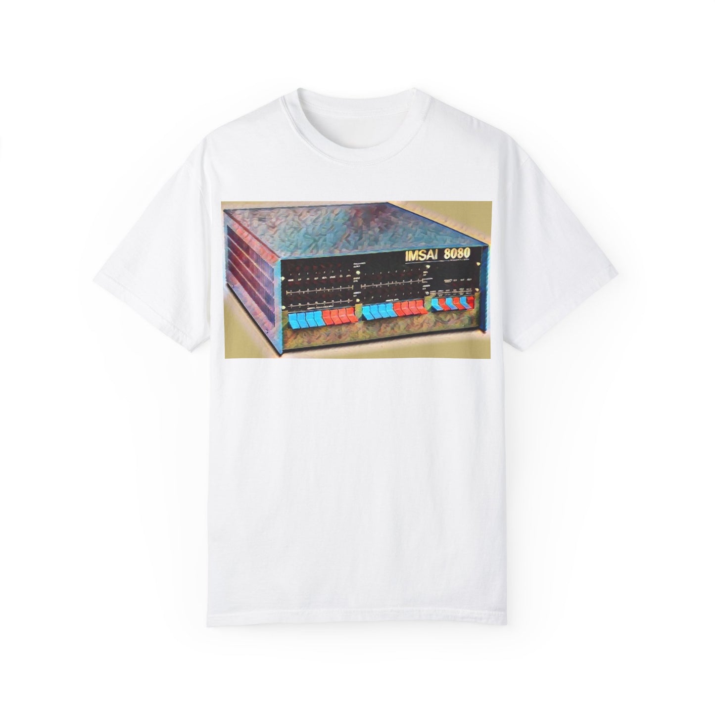 IMSAI 8080 Computer T-Shirt - Paint Art Color