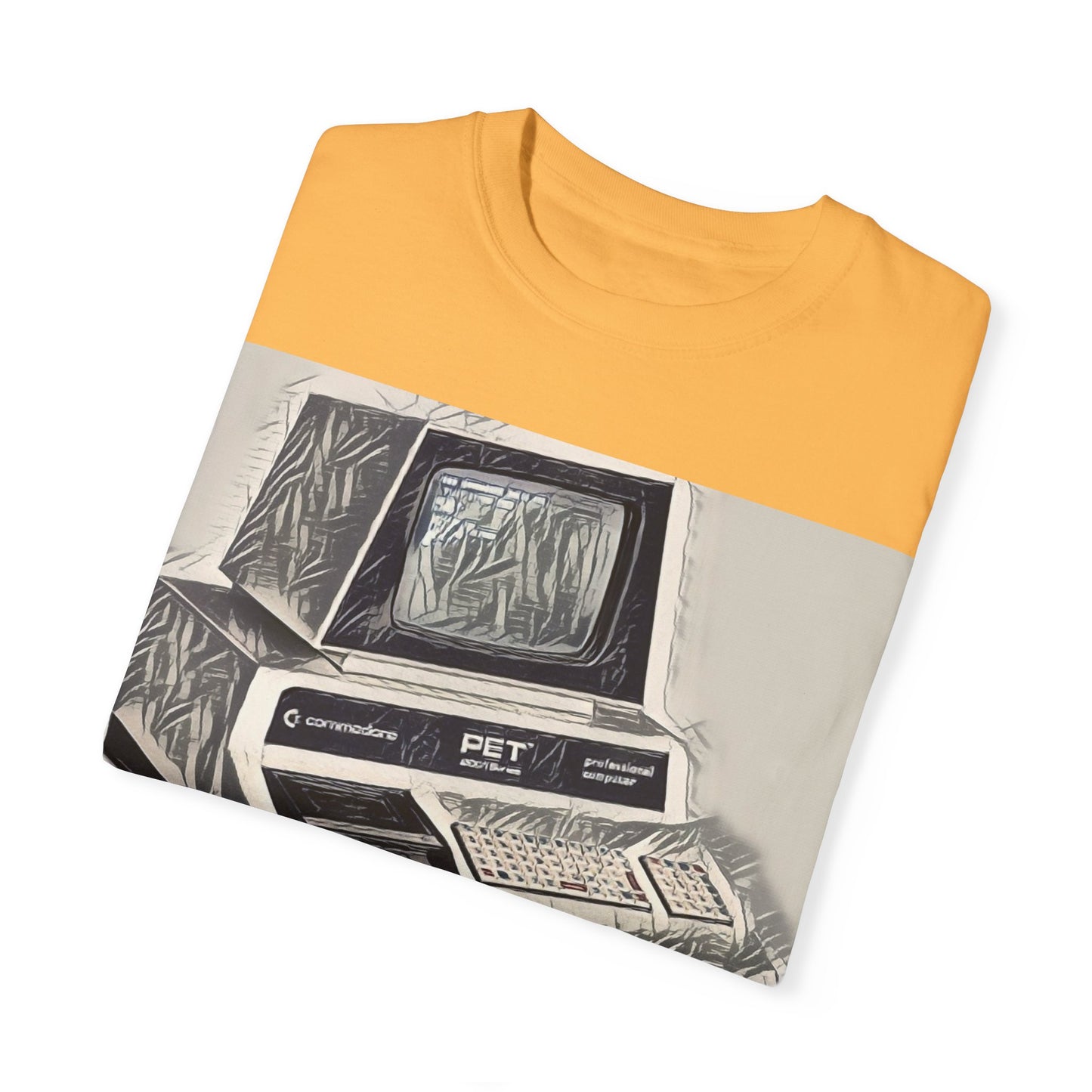 PET Computer T-Shirt - Ink Art Monochrome