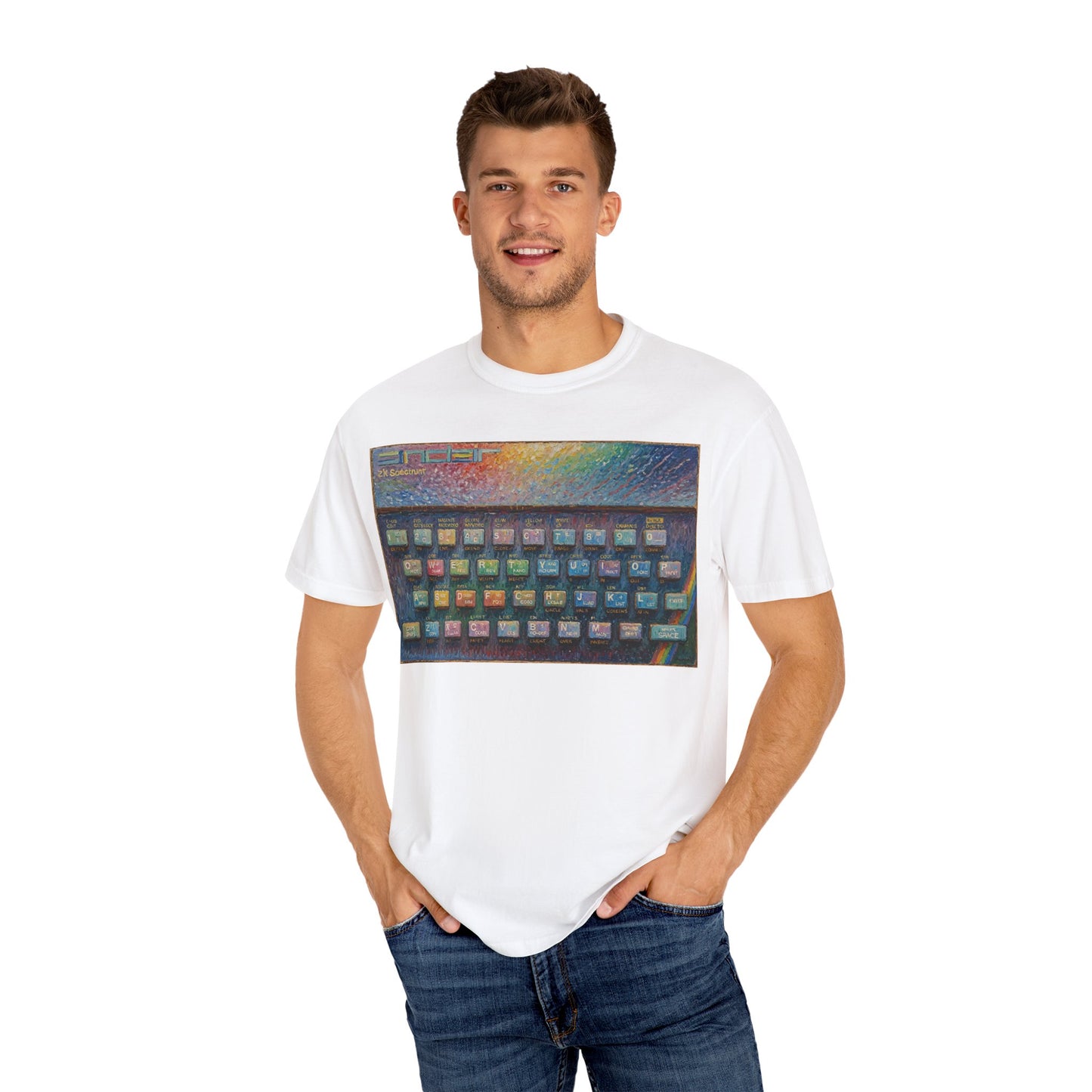 Sinclair Spectrum T-Shirt - Oil Paint Art Color